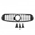 Chrome Silver GTR Style Front Upper Grille For Mercedes GLC Class W253 GLC300 GLC350 GLC43 2020