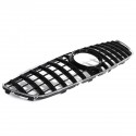 Glossy Black GTR Style Front Grill Grille For Mercedes-Benz V-Class W447 V250 V260 2015-2018