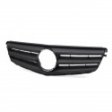 Matte Black Front Grille Grill For Mercedes Benz C Class W204 C180 C200 C300 C350 2008-2014