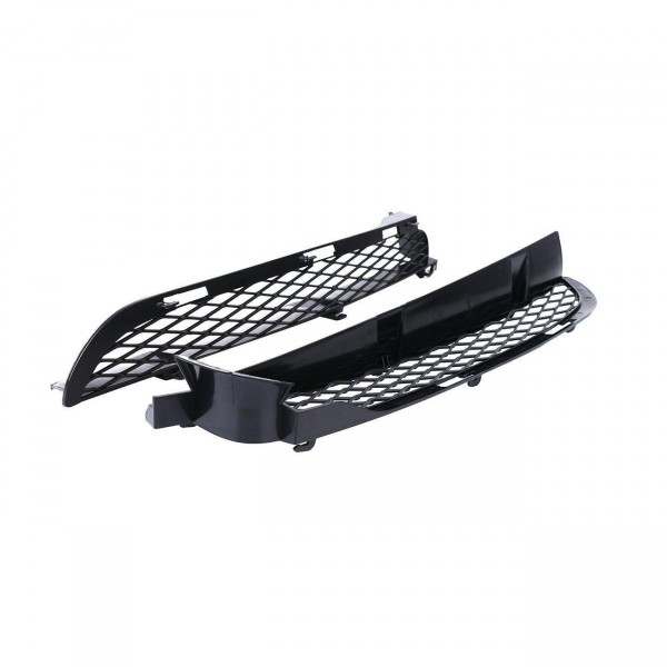 Pair Front Upper Bumper Mesh Grille For BMW X5 E53 2003-2006 Facelift