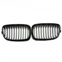 Pair Gloss Black Front Car Grille For BMW F20 F21 1 Series 2011-2014