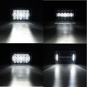 4X6inch H4 5D LED Headlights Lamp Bulb Hi/Low Beam DRL for Truck SUV Off Road Car 48W 2400LM