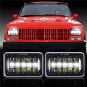 4X6inch H4 5D LED Headlights Lamp Bulb Hi/Low Beam DRL for Truck SUV Off Road Car 48W 2400LM