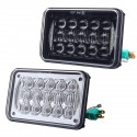 4X6inch H4 5D LED Headlights Lamp Bulb Hi/Low Beam DRL for Truck SUV Off Road Car 48W 2400LM