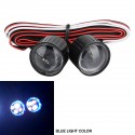 Car LED Headlights for Jeep Wrangler Axial SCX10 90046 90047 1/10 RC Rock Crawler