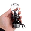 H4 LED Headlights with Mini Projector Lens Hi/Lo Beam Bulb 60W 9600LM 6500K White for Car Motorcycle