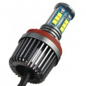 H8 30W 2200Lm 7000K LED Halo Angel Eye Light Bulb HID Xenon White For BMW