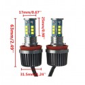 H8 30W 2200Lm 7000K LED Halo Angel Eye Light Bulb HID Xenon White For BMW