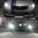 Pair 22W 6000K H1 H3 880 COB LED Hi-Lo Beam Headlight Car Upgrade Conversion Lamp Pure White