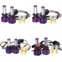 Pair 30W 3000LM COB LED Car Headlights CANBUS Bulb Lamp Conversion Kits H7 H11 9005 9006