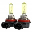 Pair H11 Xenon Halogen HID Brightness Class Lights Bulbs Golden Yellow 1200LM