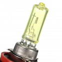 Pair H11 Xenon Halogen HID Brightness Class Lights Bulbs Golden Yellow 1200LM