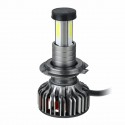 TXVSO8 X3 LED Car Headlights Bulbs H7 H8 H9 H11 9012 9006 9005 Fog Lights 120W 30000LM 6000K White Waterproof 360 Degree Lighting 12V 24V