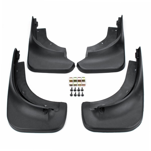 4Pcs Front Rear Car Mudguards Splash Fender For Volkswagen Touareg Mk1 2008-2010