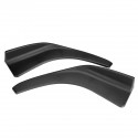 Black Polyurethane (ABS) Car SUV Front Deflector Spoiler Splitter Rear Bumper Diffuser Canard Lip Body Shovels