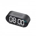 1500mAh Built in Battery 10 Hours TF AUX USB Car Mirror Alarm Clock bluetooth Speaker