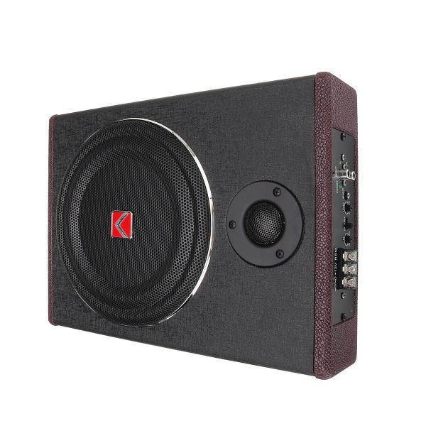 8 Inch 600W Car Subwoofer Speaker Active Under Seat Slim Sub Woofer AMP Super Bass