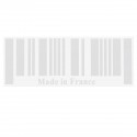 25x9cm PVC Car Made In France Bar Code Stickers Graphic Decal Decoration Universal