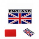 Aluminum England UK Flag Shield Emblem Badge Car Sticker Decal Universal For Truck Auto