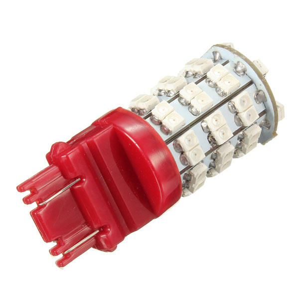 3157 Auto LED Red Rear Turn Signal Light Stop Turn Signal 60 SMD Bulb