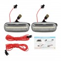 Dynamic Flowing LED Side Indicator Repeaters Lights Dual Color for Audi A3 S3 A4 S4 A6 S6