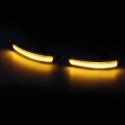 Pair Dynamic Door Wing Mirror LED Turn Indicator Signal Lights Amber For Ford Focus MK2 MK3 Mondeo MK4