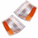 Side Parking Corner Light Covers Clear Lens Front Left+Right for Volvo 740 940 960