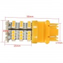 Universal 3157 Amber Yellow 54SMD LED Turn Signal Blinker Corner Light Lamp Bulb