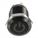 12V 4 Pin 12mm LED Metal Push Button Momentary Power Switch Waterproof