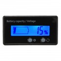 12V 6-63V LCD Acid Lead Lithium Battery Capacity Indicator Digital Voltmeter