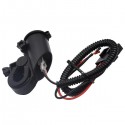 28mm 5V 4.2A LED Dual USB Charger 12-24V Socket Power Supply Waterproof Motorcycle Bike Car Boat