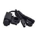 3.1A Waterproof SAE to USB Charger Motorcycle with Switch LED Extension Wire