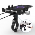 G-91 12V-48V Phone GPS USB Charger Holder Bike Mount Electric Scooter Bicycle Charging Stand