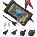 12V/24V 10A/5A 7-Stage Touch Screen Pulse Repair LCD Battery Charger For Lithium LiFePO4 Lead-Acid AGM GEL