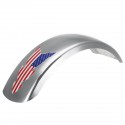 6.1 Inch Flat Motorcycle Rear Fender Mudguard Stainless Steel For Bobber Chopper Long Style