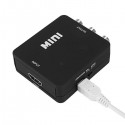 Mini Composite AV CVBS 3 RCA Video Converter Adapter