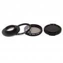 SJ8 Air PLUS PRO 40.5mm 4 in 1 CPL UV Lens Filter Cap