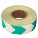 50m x 50mm Stripe Safety Reflective Self Adhesive Warning Tape Sticker