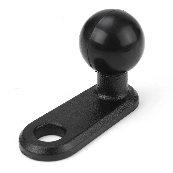 Black Mounts 2.25inch x 0.87inch Motorcycle Base With 11mm Hole and 1inch Ball