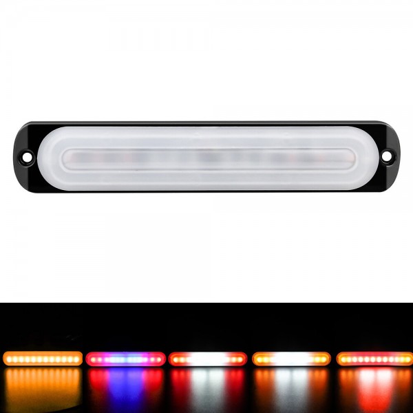 36W 12-24V 12LEDs Strobe Light Lamp Truck Light Guide Car Side Light RV