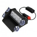 4 LED Emergency Car Wind Shield Sucker Warning Strobe Flashlight