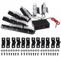 54 LED Emergency Car Truck Strobe Flash Safety Light Bars Warning Deck Dash