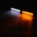 One For Two 6LED Car Roof Emergency Strobe Flashing Lights 36W