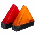 Universal Rechargeable LED Car Triangle Warning Strobe Lights Red/Yellow with Tripod Emergency Security Flash