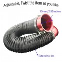 Car Flexible Extensible Air Intake Inlet Pipe Hose for Refit