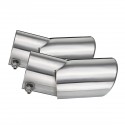 Pair Stainless Steel Exhaust Muffler Tail Pipe For Land Rover Sport 2002-2010