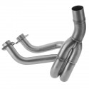 51mm Exhaust Muffler Header Mid Pipe For Kawasaki ER-6N ER-6F ER6F