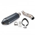 51mm Exhaust Muffler Pipe Slip On Link Middle Pipe For Honda CBR300R CB300F
