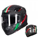 GXT 12K Carbon Fiber Double Lens Snake Pattern Moto Motorcycle Full Face Helmet Antifogging Ventilation Men And Women Four Seasons DOT Certification 602