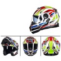 GXT 160 Flip Up Motorcycle Full Face Helmet Double Lens Casco Racing Capacete